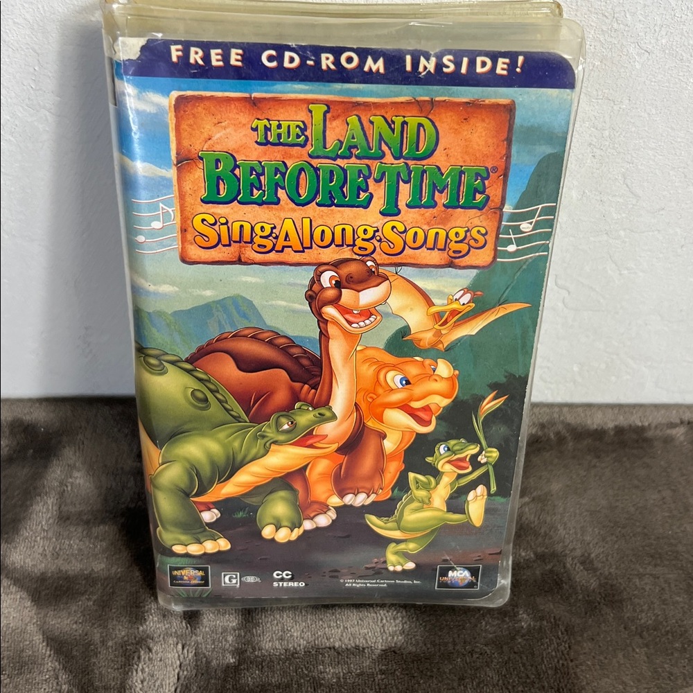 Vintage The Land Before Time Sing Along Songs VHS